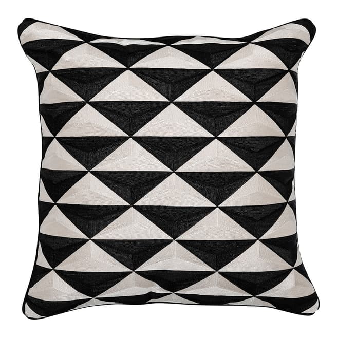 Eichholtz Mist Sqaure Cushion, Black & White