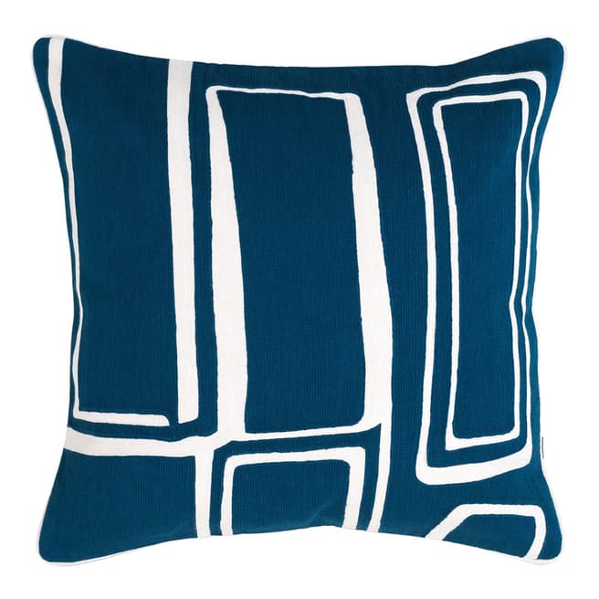 Eichholtz Ribeira Cushion, Blue on White