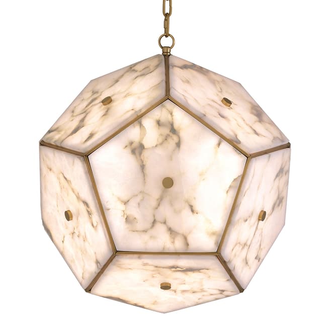 Eichholtz Gallo Lantern, Antique Brass