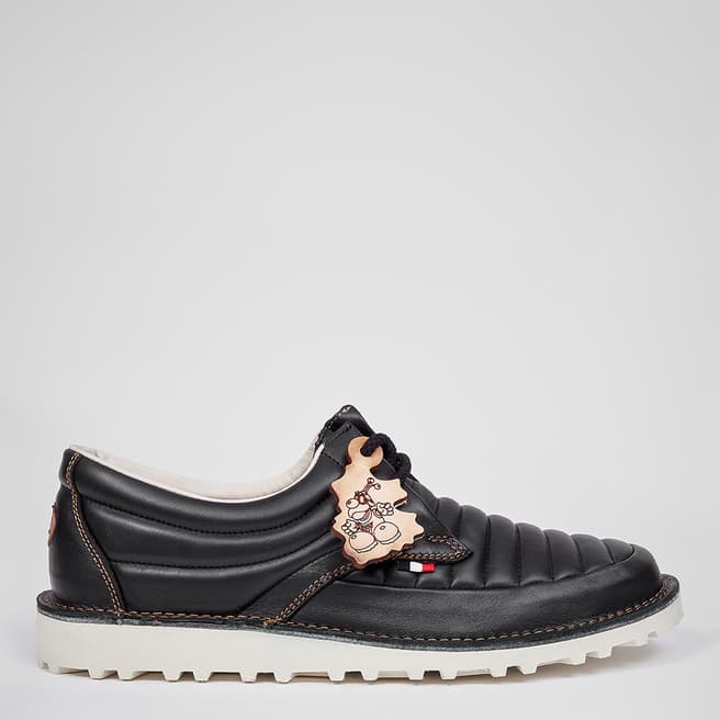 POD Black Lennox Leather Lace Up Shoes
