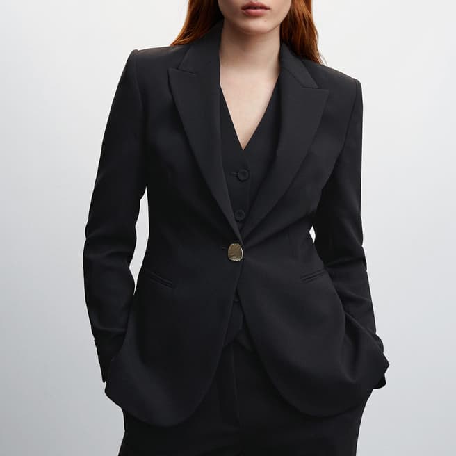 Mango Black Suit Jacket