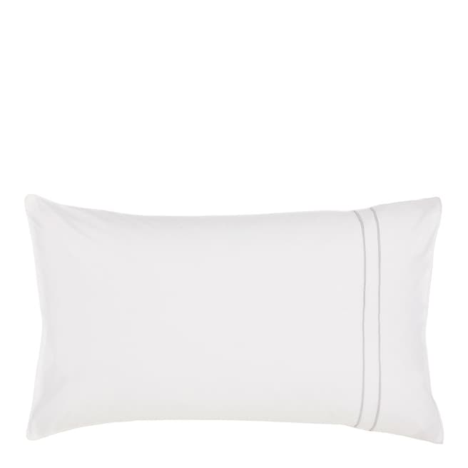 Murmur Catherine Standard Pillowcase, Cloud Grey