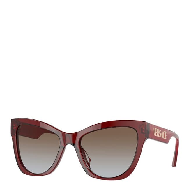 Versace Women's Red Crystal Versace Sunglasses 56mm