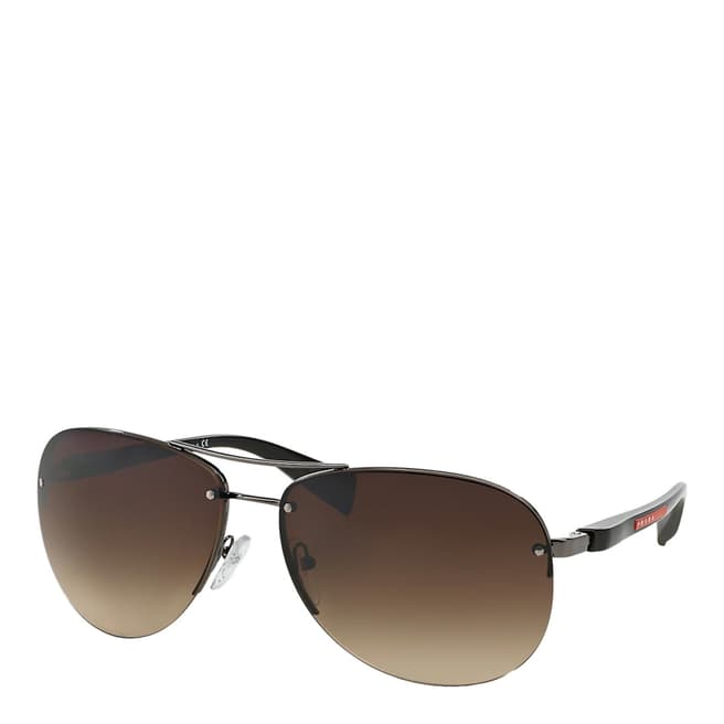 Prada Men's Brown Prada Sunglasses 62mm