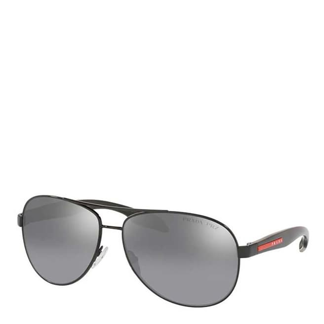 Prada Men's Gunmetal Prada Sunglasses 52mm