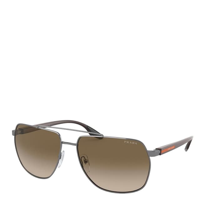 Prada Men's Brown Prada Sunglasses 59mm