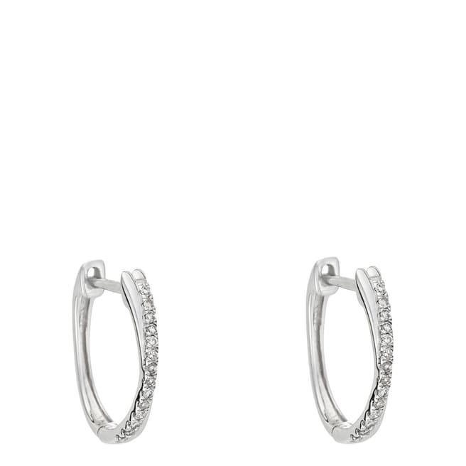 Diamantini Diamond Graphic Hoop Earrings