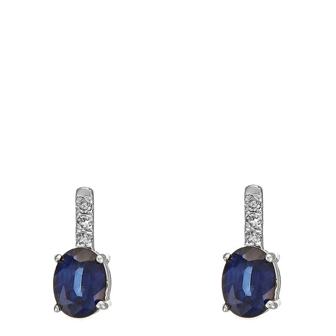 Diamantini Diamond & Sapphire Night Blue Dream Earrings