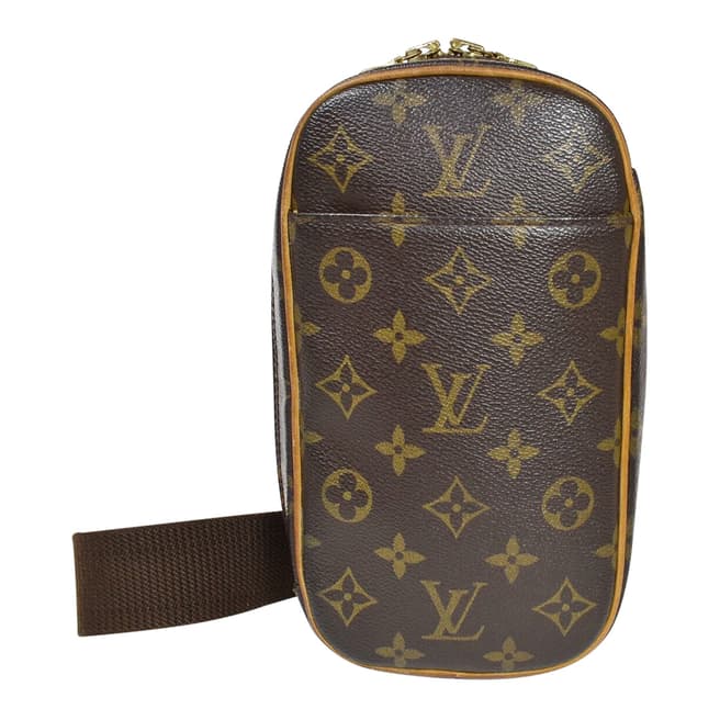 Vintage Louis Vuitton Brown Louis Vuitton Pochette Gange Shoulderbag