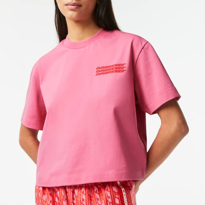 Lacoste Pink Basic T-Shirt