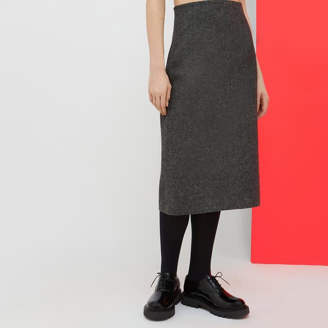 Max&Co. Grey Wool Blend Emi Skirt