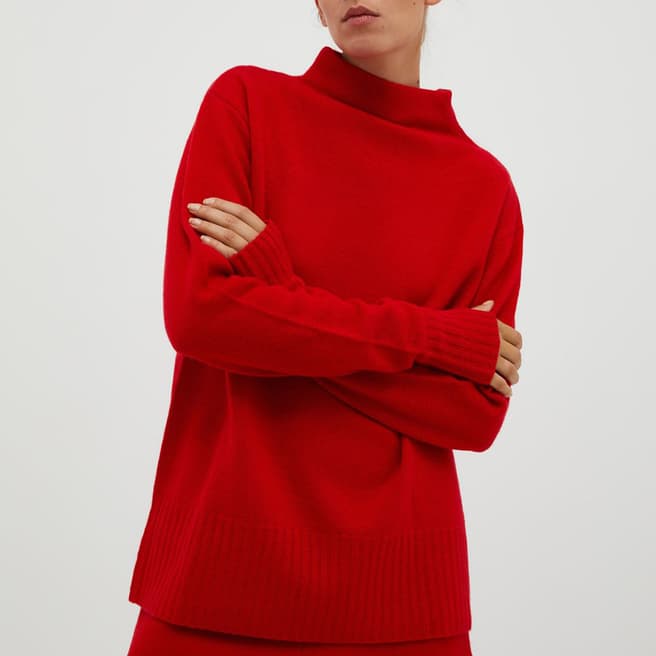 Max&Co. Red Wool Looose Jumper