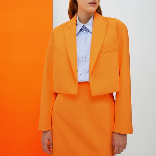 Max&Co. Orange Kimiko Blazer