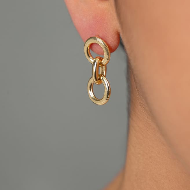 Elika Gold Dangle Earring