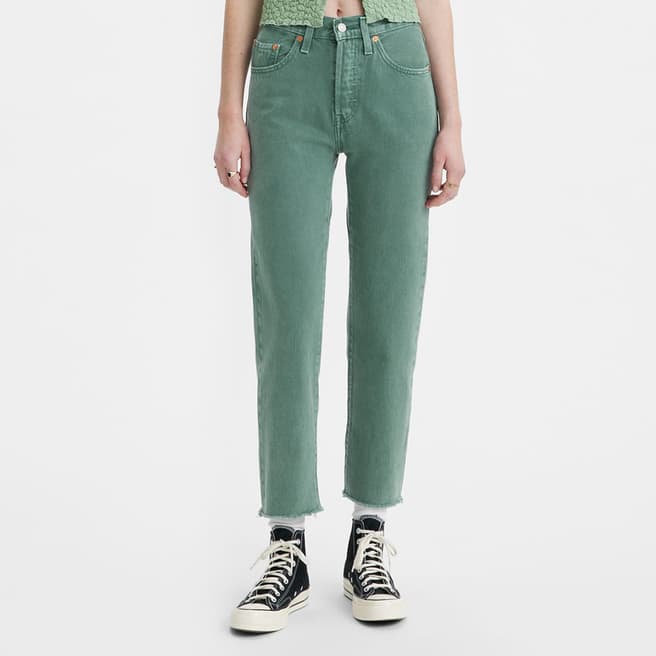 Levi's Green 501® Cropped Jeans 