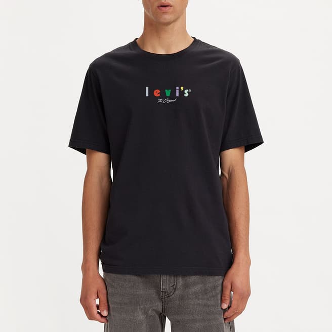 Levi's Black Relaxed Cotton T-Shirt