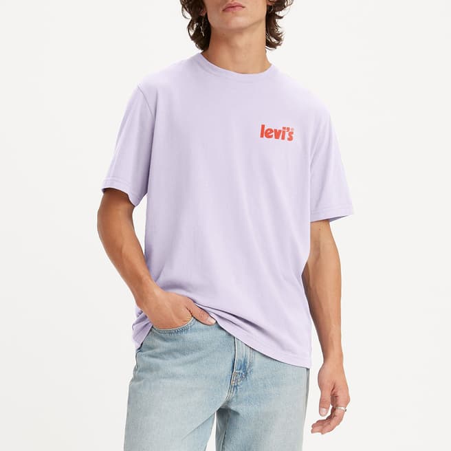 Levi's Lilac Core Cotton T-Shirt