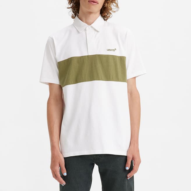 Levi's White Union Cotton Polo Shirt 