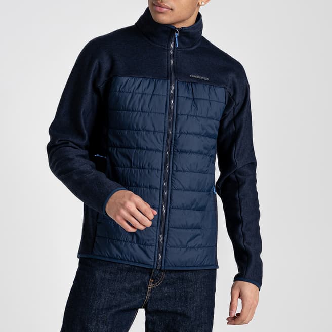 Craghoppers Navy Quilted Hybrid Jacket 