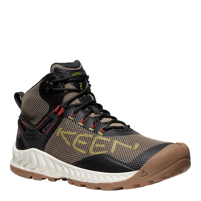 Keen Men's Brown Multi Nxis Evo Waterproof Mid Hiking Boots