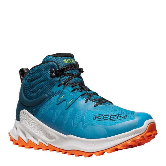 Keen Men's Blue Multi Zionic Waterproof Mid Hiking Boots