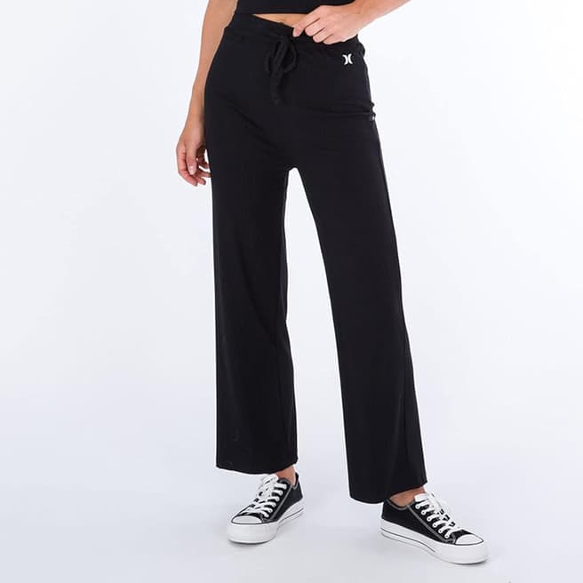 Hurley Black Rib Relaxed Trousers