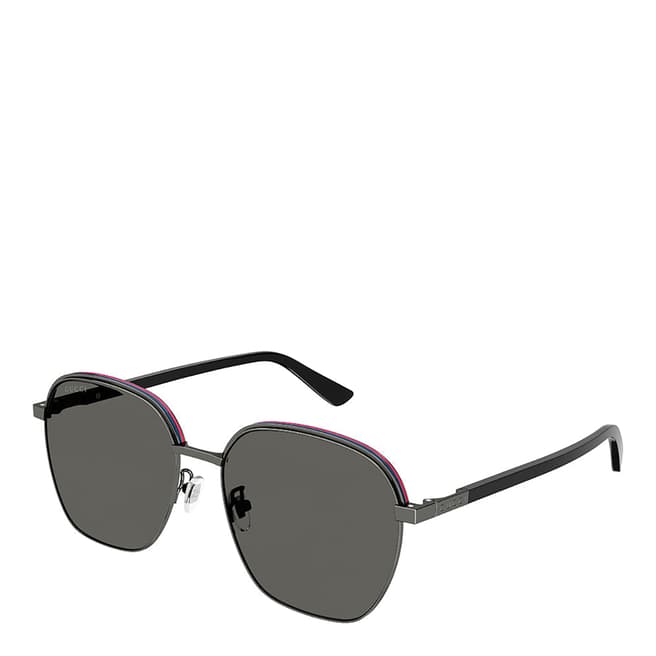 Gucci Unisex Gucci Black Sunglasses 58mm