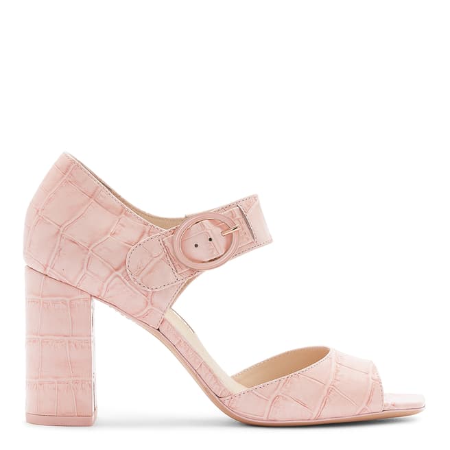 Sophia Webster Pink Croc Dulcie Mid Sandal