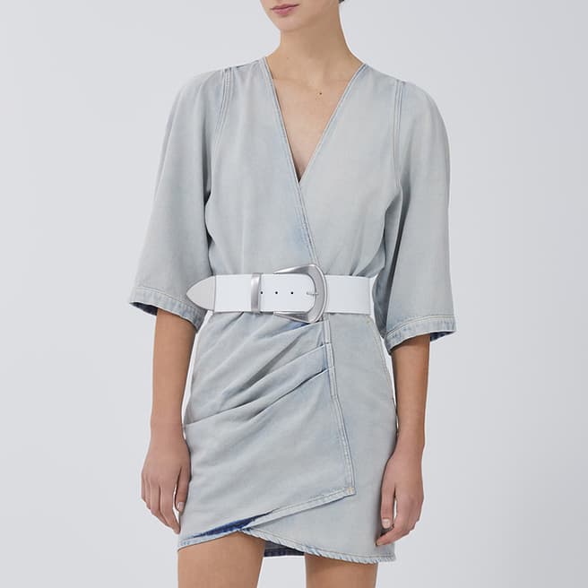 IRO Bleached Grey Denim Dress