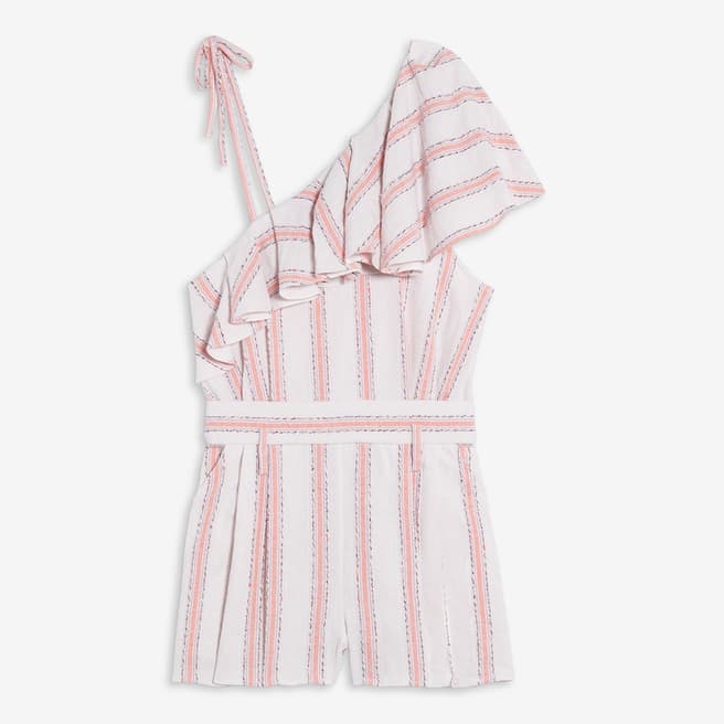 IRO Pink and White Stripe Playsuit