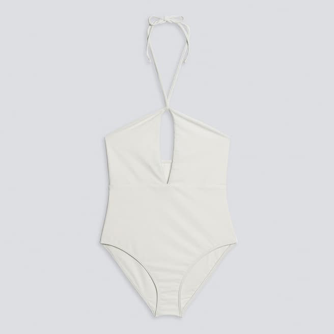 IRO White Halter Swimsuit
