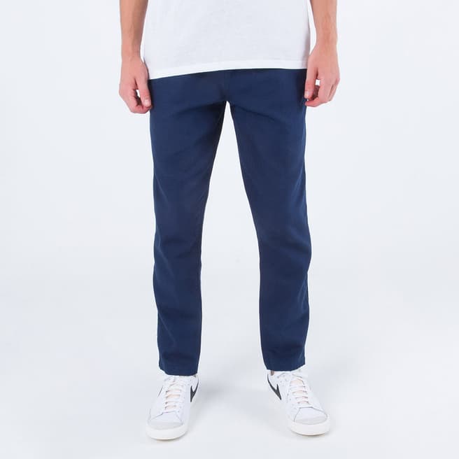 Hurley Navy Cotton Beachside Trousers