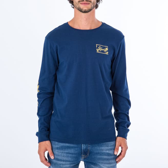 Hurley Navy Everyday Cotton T-Shirt
