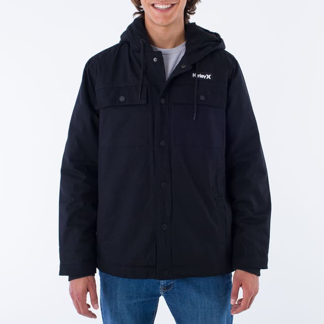 Hurley Black Charger Cotton Jacket