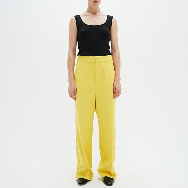 Inwear Yellow Quincie Cotton Blend Trousers