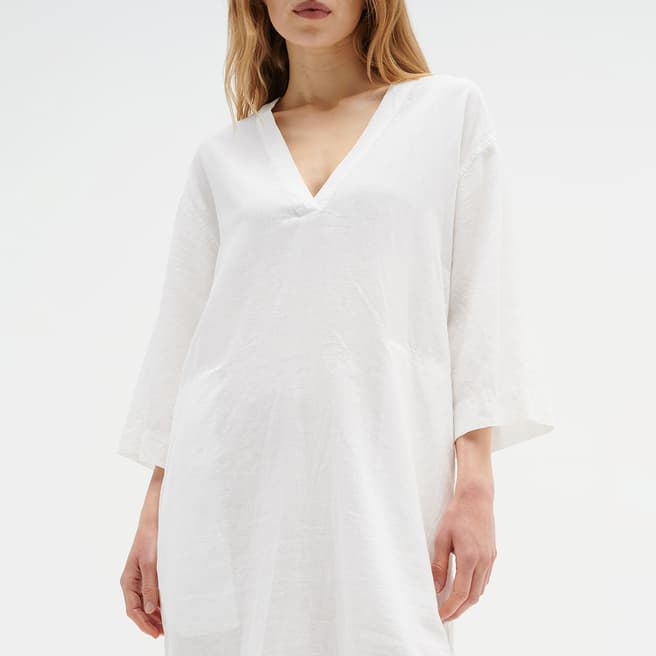 Inwear White Odette Linen Beach Tunic