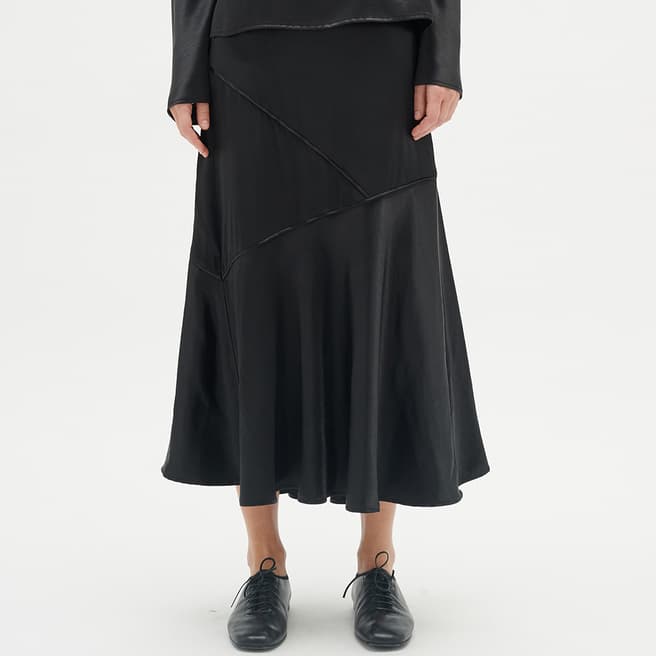 Inwear Black Laurel Frill Midi Skirt