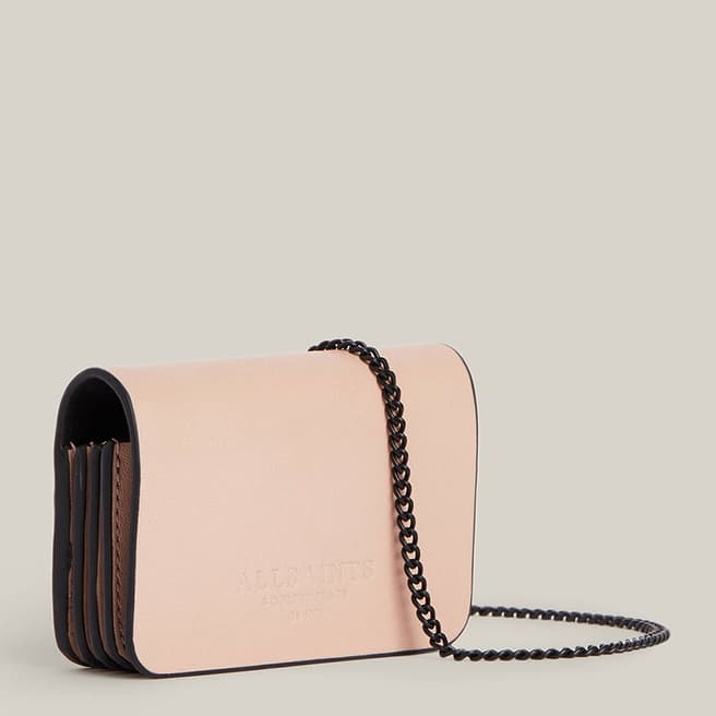 AllSaints Pink Honore Leather Bag