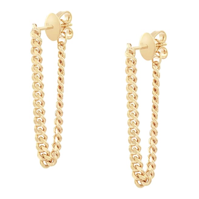 Rosie Fortescue Jewellery Chain Drop Studs 4cm