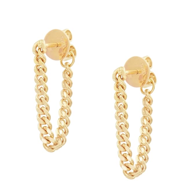 Rosie Fortescue Jewellery Chain Drop Studs 2cm