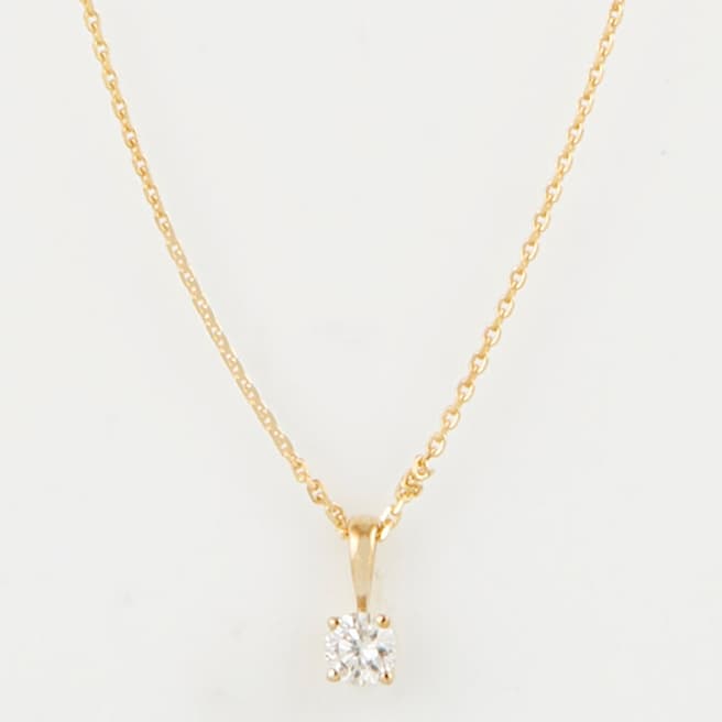 Artisan Joaillier  Yellow Gold Laila Diamond Pendant Necklace