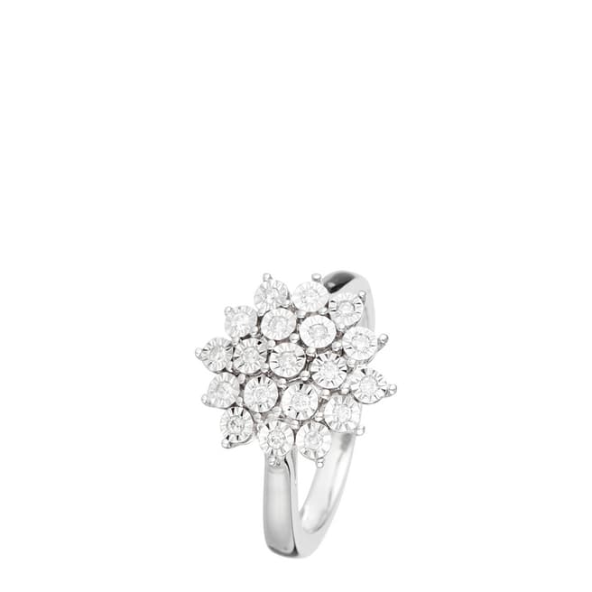 Artisan Joaillier  White Gold Bouquet of Light Diamond Ring