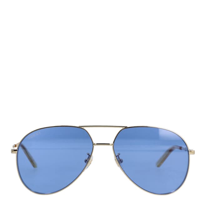 Gucci Men's Blue Gucci Sunglasses 57mm