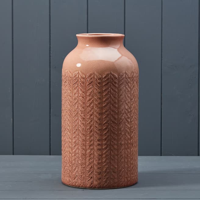The Satchville Gift Company Pink ceramic vase