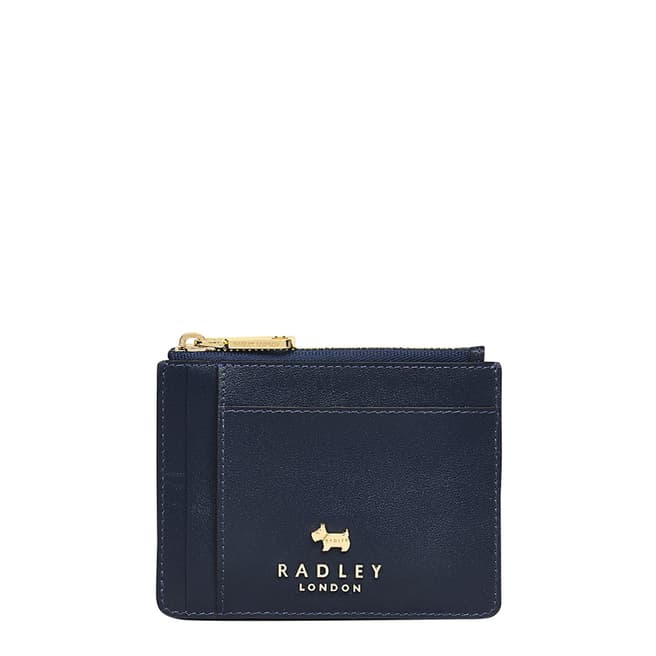 Radley Ink Blue Cecil Road Medium Ziptop Cardholder 