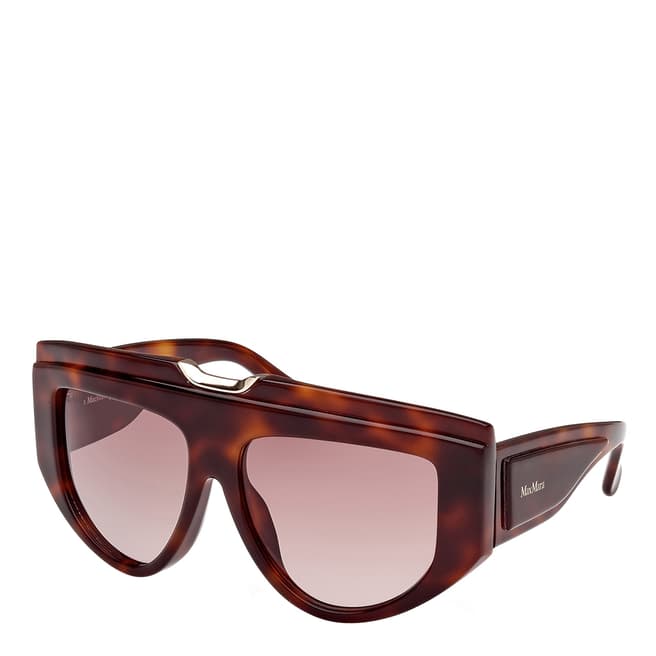 MaxMara Dark Havana Gradient Brown Sunglasses