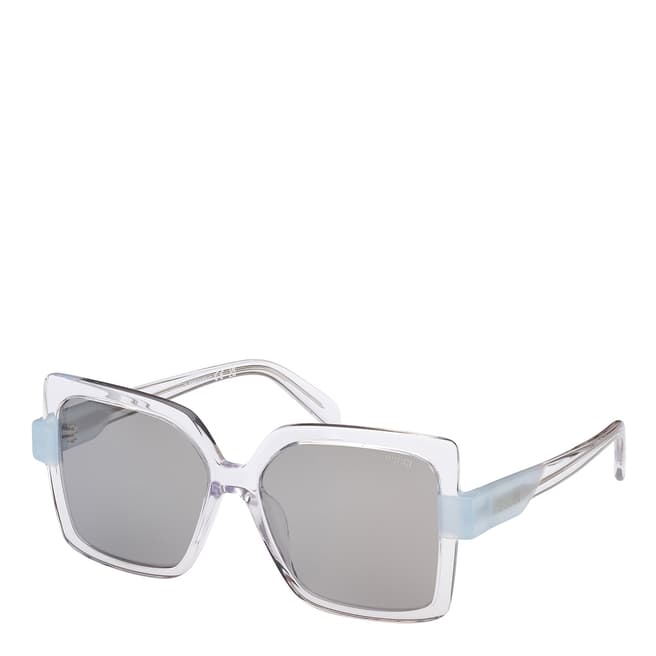 Pucci Crystal Smoke Mirror Sunglasses