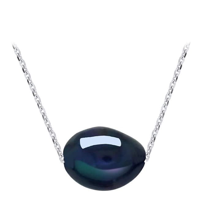 Atelier Pearls Black Tahitian Style Pearl Necklace  8-9 mm