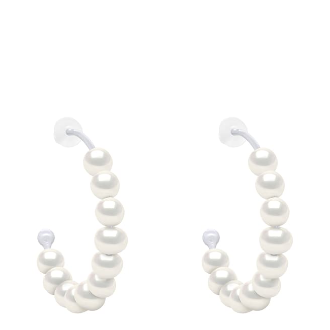 Atelier Pearls Natural White Pearl Earrings 4-5 mm