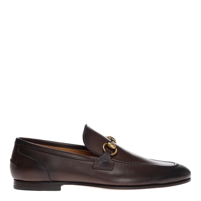Gucci Size 6.5  Brown Leather Loafer